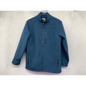 Redhead Men Small Blue Soft Shell Jacket Light Weight Fleece Lined